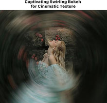 Load image into Gallery viewer, Walking Way Whirlpool Camera Effects Filter, Tunnel Vision Lens Filter, Spiral Halo Prism Lens Filter with Vortex and Circular Halo Frame Effect for Camera Lens (82mm)
