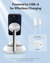 Load image into Gallery viewer, 3 in 1 Wireless Charging Station, Wireless Charger Stand with Night Light, Fast Charging for iPhone 15 Pro 14 13 12 Max/Mini/Plus, for Apple Watch 8 7 6 5 4 3 2 SE, for AirPods Pro 3 2 (White)
