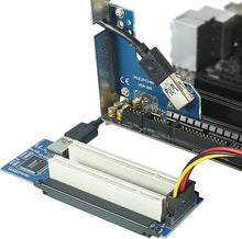 Load image into Gallery viewer, PCIe to PCI Adapter Card,PCI Express x1 to PCI Converter,PCI-e Extender Card with USB3.0 Cable for Desktop Sound Card
