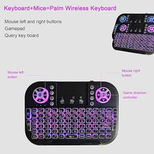 Load image into Gallery viewer, Mini Bluetooth Keyboard Portable Keyboard Remote Control Touchpad Mouse Combo, 2.4GHz RF Multi Touch, Rechargeable Handheld Keyboard Controller for Smartphones, PC, Tablet, Laptop
