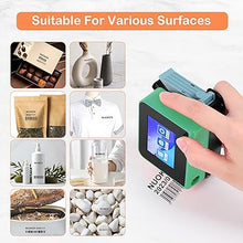 Load image into Gallery viewer, TIJ-T1 Portable Handheld Inkjet Printer, Mini Handheld Printer with Solvent Quick Drying Ink Cartridge Pocket Inkjet Coding Machine for Date Logo Batch Series Number Barcode QRCode etc

