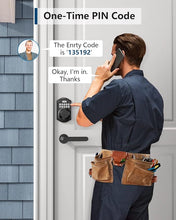 Load image into Gallery viewer, TEEHO TE001 Keyless Entry Door Lock with Keypad - Smart Deadbolt Lock for Front Door with 2 Keys - Auto Lock - Easy Installation - Matte Black

