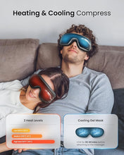 Load image into Gallery viewer, RENPHO Christmas Gifts, Eyeris 3 Eye Massager with Heat and Cooling, Voice Controlled Heated Eye Mask with DIY Massage Setting, Music Eye Care Device for Relaxation/Birthday Gifts
