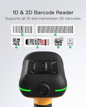 Load image into Gallery viewer, Inateck Industrial Barcode Scanner Bluetooth, 1D 2D QR Code Scanner Wireless with IP67 Waterproof and Dustproof, Handscanner with App &amp; SDK, BCST-75
