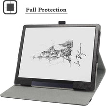 Load image into Gallery viewer, Bige for BOOX Tab Ultra Case,BOOX Tab Ultra C Case,PU Leather Folio 2-Folding Stand Cover for BOOX Tab Ultra/BOOX Tab Ultra C 10.3&quot; ePaper Tablets,Black
