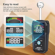 Load image into Gallery viewer, MESTEK Pinless Wood Moisture Meters for Non-Destructive Moisture Detector in Drywall, Wood, and Masonry, Backlit LCD Display and Alarm Moisture Reader Tester,Detects up to 20-40mm Below Surface
