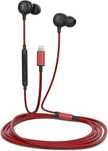 Load image into Gallery viewer, Thore iPhone 13/14 Earphones (V60) Wired in Ear Lightning Earbuds (Apple MFi Certified) Headphones with Microphone/Remote for iPhone 12/11/Pro Max/Xr/Xs Max/X/8/7 - Red
