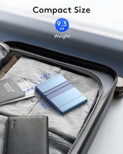Load image into Gallery viewer, Samsers Foldable Bluetooth Keyboard with Numeric Keypad, Full-Size Wireless Folding Keyboard with PU Leather, Portable Travel Keyboard for iOS Android Windows Mac OS, Support 3 Device(BT5.1 x 3) Blue
