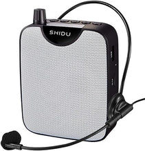 Load image into Gallery viewer, Voice Amplifier SHIDU Original Personal PA System18W with Wired Microphone Headset Mini Loud Speakers Support Recording Funtion Rechargeable for Teachers,Tour Guides,Classroom,Yoga Trainers
