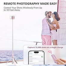 Load image into Gallery viewer, ATUMTEK 55&quot; Selfie Stick Tripod, All-in-one Extendable Aluminum Phone Tripod with Rechargeable Bluetooth Remote for iPhone, Samsung, Google, LG, Sony and More, Fitting 4.7-7 inch Smartphones, Pink
