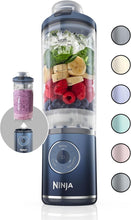 Load image into Gallery viewer, Ninja Blast Max, Portable Blender + Twist &amp; Go, Personal Blender, Ninja Blender, Smoothie, Blend, Ice Crush, 3 Programs, Cordless, 22 oz removable Vessel, Dishwasher Safe, Leakproof, Navy, BC251NV
