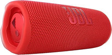 Load image into Gallery viewer, JBL Flip 6 Portable Bluetooth Speaker, deep bass, IPX7 Waterproof, for Home, Outdoor and Travel (Red) (JBLFLIP6RD) + USB Adapter + Microfiber Cloth
