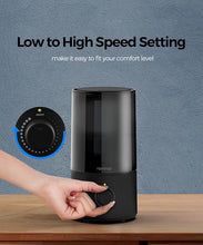 Load image into Gallery viewer, Humidifiers for Bedroom, raydrop Cool Mist Humidifiers for Babies, 1.0L Quiet Ultrasonic Humidifier, Space-Saving, Filterless, Auto Shut Off - (0.26 Gallon, US 110V)
