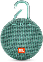 Load image into Gallery viewer, JBL Clip 3, River Teal - Waterproof, Durable &amp; Portable Bluetooth Speaker - Up to 10 Hours of Play - Includes Noise-Cancelling Speakerphone &amp; Wireless Streaming
