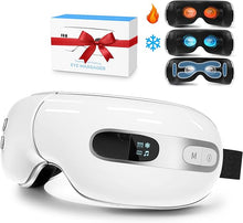 Load image into Gallery viewer, Eye Massager with Heat and Cooling for Migraines, Reducing Dry Eyes, Puffy Eyes and Eyestrain - Heated Eye Massager Mask Massage Eyes and Temples for Relaxation - Ideal Gift for Women and Men
