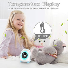 Load image into Gallery viewer, Kids Alarm Clock, Toddlers Alarm Clock for Kids Sleep Training Clock with Night Light, Sleep Sound Machine, Indoor Temperature, Nap Timer, Digital Wake up Clock for Boys Girls Bedrooms, Birthday Gifts
