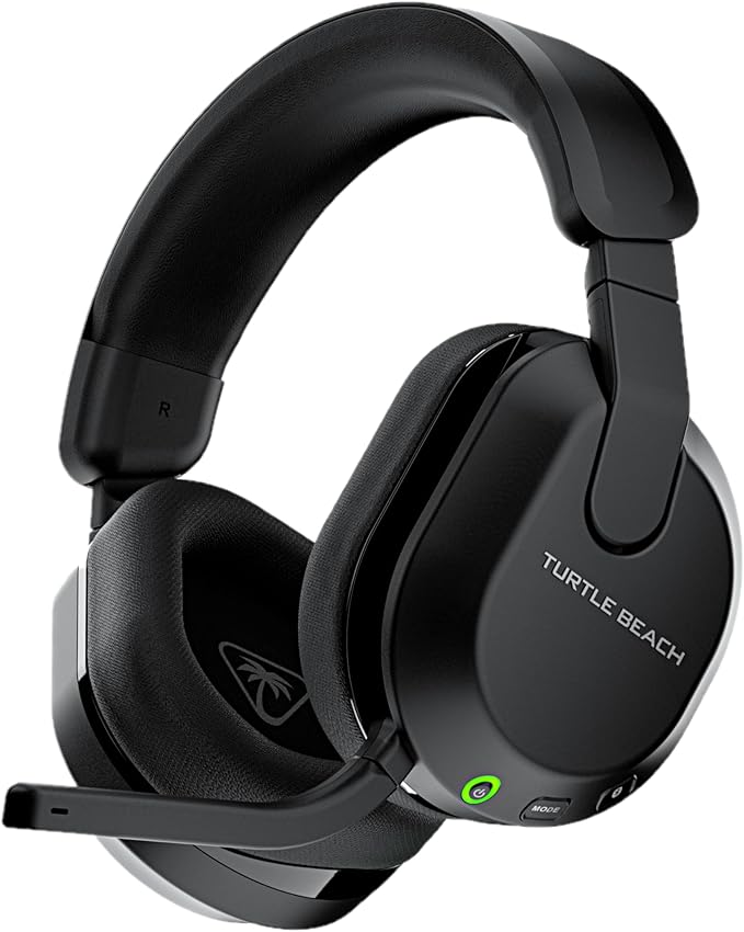 Turtle Beach Stealth 600 Gen 3 Wireless Multiplatform Amplified Gaming Headset for PS5, PS4, PC, Mobile – Bluetooth, 80-Hr Battery, AI Noise-Cancelling Flip-to-Mute Mic, 50mm Speakers – Black