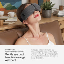 Load image into Gallery viewer, Freed Mind Pro — Eye Massager, Bluetooth Heated Massage Goggles, Relief Migraines/Anxiety/Dry Eyes/Improve Sleep/Meditation, Graphene Constant Temperature Hot Compress, Low-Frequency Pulse
