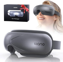 Load image into Gallery viewer, llano Christmas Gift, Eye Massager with Heat, Portable Eye Massage with Bluetooth Music, Smart Eye Mask Massager Sleep Mask Foldable Face Massager for Relax Dark Circles Dry Eyes
