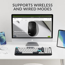 Load image into Gallery viewer, Keychron Q5 Max Wireless Custom Mechanical Keyboard, 2.4 GHz Bluetooth QMK Full Aluminum 96% Layout RGB with Hot-swappable Gateron Banana Switch Compatible with Mac Windows Linux
