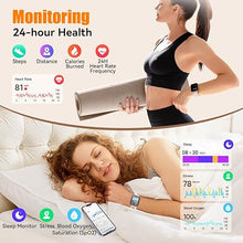 Load image into Gallery viewer, Smart Watch for Women with Diamond Jewelry Watchband, Alexa Built-in, IP68 Waterproof Activity Fitness Tracker with Bluetooth Call, 1.8&quot; Smartwatch with Heart Rate/SpO2/Sleep Monitor, 101+ Sports Mode
