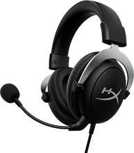 Load image into Gallery viewer, HyperX CloudX, Official Xbox Licensed Gaming Headset, Compatible with Xbox One and Series X|S, Memory Foam Ear Cushions, Detachable Noise-Cancelling Mic, in-line Audio Controls,Black/ Silver
