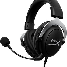 Load image into Gallery viewer, HyperX CloudX, Official Xbox Licensed Gaming Headset, Compatible with Xbox One and Series X|S, Memory Foam Ear Cushions, Detachable Noise-Cancelling Mic, in-line Audio Controls,Black/ Silver
