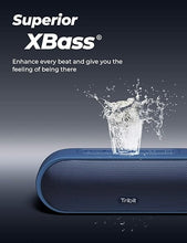 Load image into Gallery viewer, Tribit MaxSound Plus Portable Bluetooth Speaker,24W Wireless Speaker with Powerful Louder Sound, Exceptional XBass, IPX7 Waterproof,20-Hour Playtime,100 ft Bluetooth Range for Party,Outdoor (Blue)
