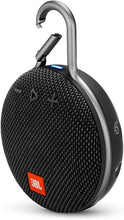 Load image into Gallery viewer, JBL Clip 3, Black - Waterproof, Durable &amp; Portable Bluetooth Speaker - Up to 10 Hours of Play - Includes Noise-Cancelling Speakerphone &amp; Wireless Streaming
