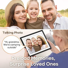 Load image into Gallery viewer, 9.7&quot; Digital Picture Frame, HD Touch Screen Photo Frame with Unlimited Cloud Storage, AI Enhanced Photo, Remote Setup, Instant Sharing Via APP, Perfect for Christmas &amp; Thanksgiving

