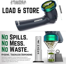 Load image into Gallery viewer, Mamba Loader XL 2g Gray USB Electric Herb Grinder. Small Portable Metal Herbal Grinder Machine &amp; Spice Mill for the Kitchen
