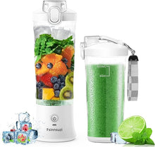 Load image into Gallery viewer, Portable Blender, Personal Blender for Smoothies, Strong Stainless-Steel Blades, 22 Oz Mini Rechargeable for Home, Kitchen, Travel, White
