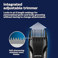 Load image into Gallery viewer, Philips Norelco Bodygroom Series 7000 Showerproof Body &amp; Manscaping Trimmer &amp; Shaver with case and Replacement Head for Above and Below The Belt, BG7040/42
