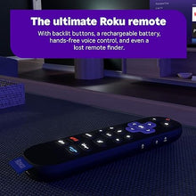 Load image into Gallery viewer, Roku Ultra 2024 - Ultimate Streaming Player - 4K Streaming Device for TV with HDR10+, Dolby Vision &amp; Atmos - Bluetooth &amp; Wi-Fi 6- Rechargeable Voice Remote Pro with Backlit Buttons - Free &amp; Live TV
