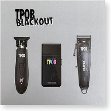 Load image into Gallery viewer, TPOB Slime 2 Black Clipper Trimmer Shaver Set Barber Hair Clippers for Men 6800 RPM with Rubber Case
