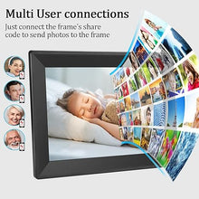 Load image into Gallery viewer, Frameo 10.1inch HD Smart Digital Picture Frame WiFi FRAMEO Digital Photo Frame,with Touch Screen,16GB Storage,Auto-Rotate Function,Digital Frame Through The FRAMEO App Instant Sharing of Photos/Videos
