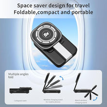 Load image into Gallery viewer, 3 in 1 Foldable Charging Station for Apple Products,Mag-Safe Charger Wireless Charger Stand Compatible with iPhone 16/15/14/13/12 &amp; Air-Pods&amp; iWatch Series with LED,Mag-Safe Charger Stand Dock(Black)
