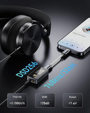 Load image into Gallery viewer, ZOOAUX Headphone Amplifier, Portable USB DAC Amps with 4.4mm and 3.5mm Dual Outputs Supports PCM 768kHz/DSD256, Volume Control High Resolution Lossless for Android/iOS/Mac/Windows
