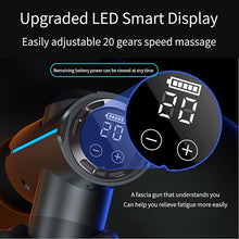 Load image into Gallery viewer, Massage Gun, Deep Tissue Back Massage Gun, for Muscle Relaxation and Pain Relief After Exercise, Impact Massager with 6 Massage Heads,Electric Muscle Massage Gun,Fascia Gun with Portable Bag
