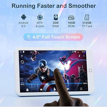 Load image into Gallery viewer, MECHEN MP3 Player with Bluetooth and WiFi?MP3 MP4 Player with Spotify?Audible?Pandora?Amazon Music?4&quot; IPS Touch Screen Android Music Player with Speaker, Up to 512 GB (White)
