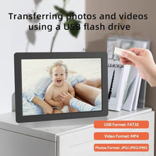 Load image into Gallery viewer, 8 Inch Digital Picture Frame, HD Display USB/SD Card Photo Frame, Wall Mountable Electronic Slideshow for Videos and Music, Auto-Play Memories from USB Drive or Memory Card_2559
