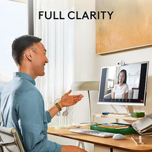 Load image into Gallery viewer, Logitech Brio 100 Full HD 1080p Webcam for Meetings and Streaming, Auto-Light Balance, Built-in Mic, Privacy Shutter, USB-A, for Microsoft Teams, Google Meet, Zoom and More - Off White
