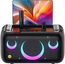 Load image into Gallery viewer, Karaoke Machine for Adults with Lyrics Display, Built-in 13.3&quot; Screen, Truly All in One Karaoke Machine with 2 Wireless Microphone (Hidden &amp; Self Charging), 800W Bluetooth Speaker for Party, TV
