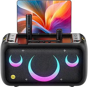 Karaoke Machine for Adults with Lyrics Display, Built-in 13.3