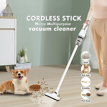 Load image into Gallery viewer, Cordless Vacuum Cleaner, 2-in-1 Lightweight Stick Vacuum w/100W Powerful Motor &amp; Led Display, Portable Handheld Vacuum for Home Hard Floor Carpet Pet Hair (with Plug)
