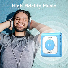 Load image into Gallery viewer, 64GB Clip MP3 Player with Bluetooth, AGPTEK Portable Music Player with FM Radio, Shuffle, No Phone Needed, for Sports - A51PL
