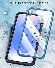 Load image into Gallery viewer, FNTCASE for Samsung Galaxy S25-Plus Case: Military Grade Rugged Cell Phone Cover with Kickstand &amp; Holster | Shockproof TPU Protection Bumper Matte Textured Design for Samsung S24 Plus Cases (Blue)
