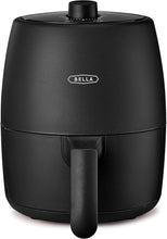 Load image into Gallery viewer, BELLA 2 qt Manual Air Fryer Oven and 5-in-1 Multicooker with Removable Nonstick and Dishwasher Safe Crisping Tray and Basket, 1200 Watt Heating System, Matte Black
