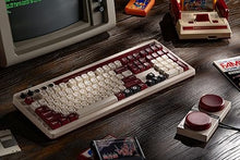Load image into Gallery viewer, 8BitDo Retro 108 Mechanical Keyboard with 108 Keys and Integrated Numpad, Bluetooth/2.4G/USB-C Hot Swappable Wireless Gaming Keyboard for Windows and Android - Fami Edition
