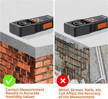 Load image into Gallery viewer, Proster Pinless Wood Moisture Meter - Non Destructive Moisture Tester for Wood Wallboard Masonry, Detect up to 3/4 Inch Below Surface, Backlit Color LCD, Visual Audible Alarm
